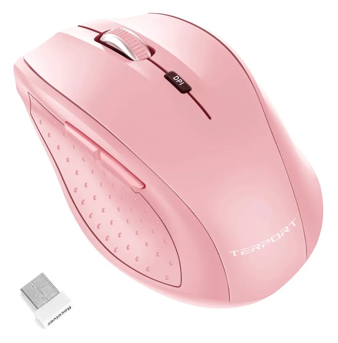 Mouse Inalambrico Ergonomico Silencioso 4800 Dpi